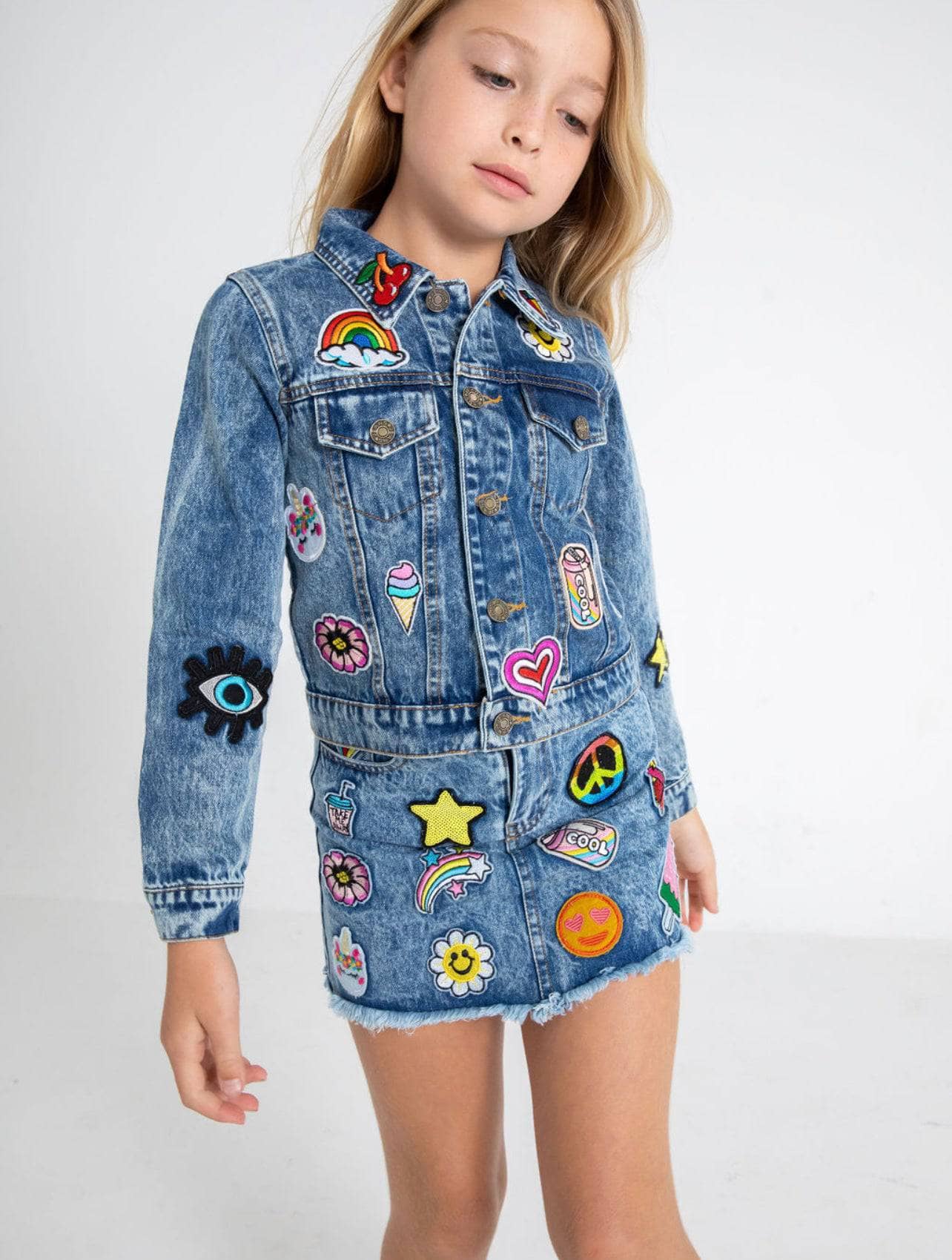 All About The Patch Crop Denim Jacket All About The Patch Crop Denim Jacket