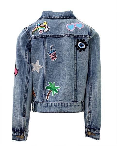 All About The Patch Crop Denim Jacket All About The Patch Crop Denim Jacket