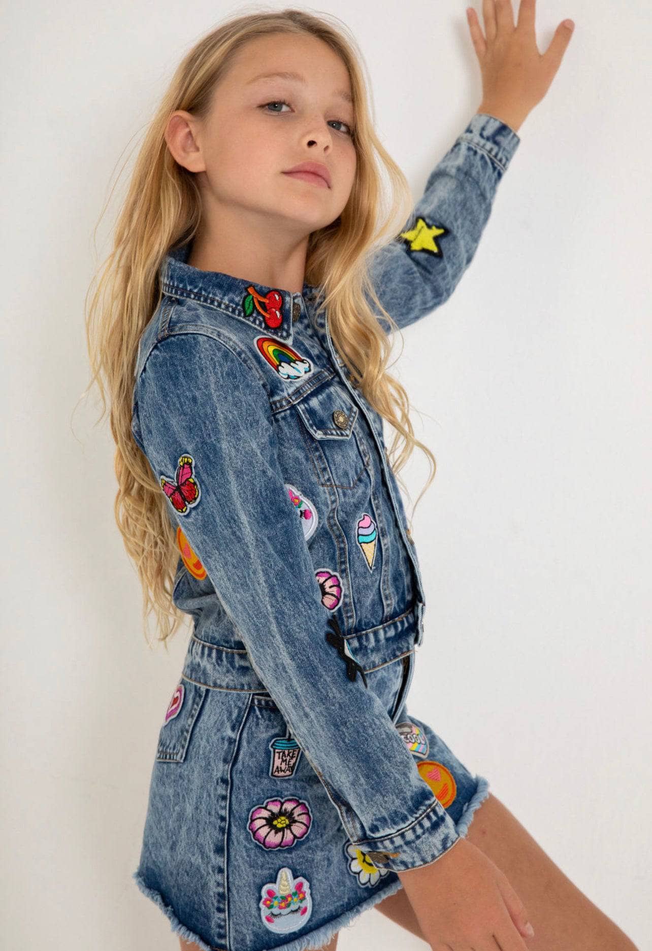 All About The Patch Crop Denim Jacket All About The Patch Crop Denim Jacket