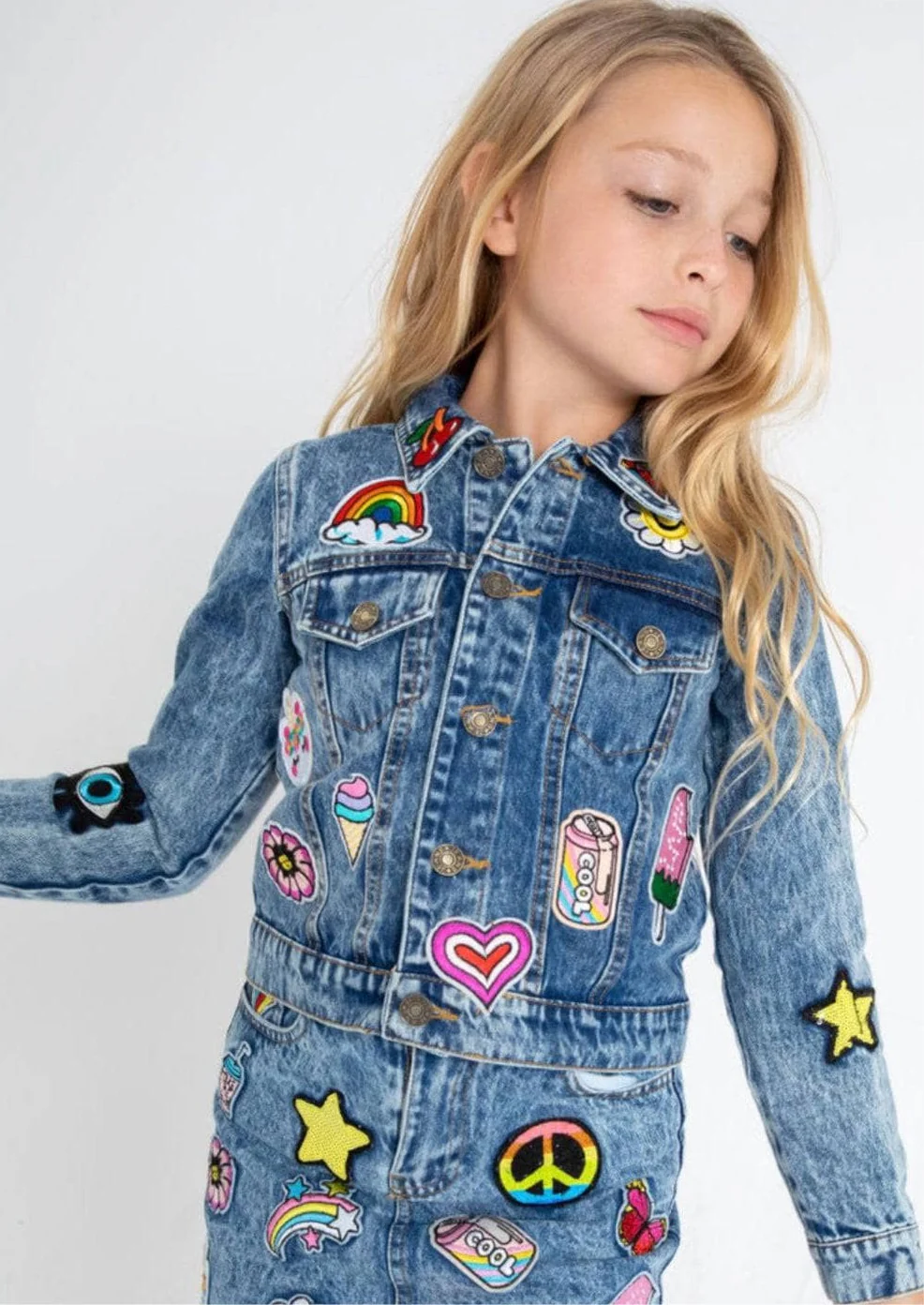 All About The Patch Crop Denim Jacket All About The Patch Crop Denim Jacket