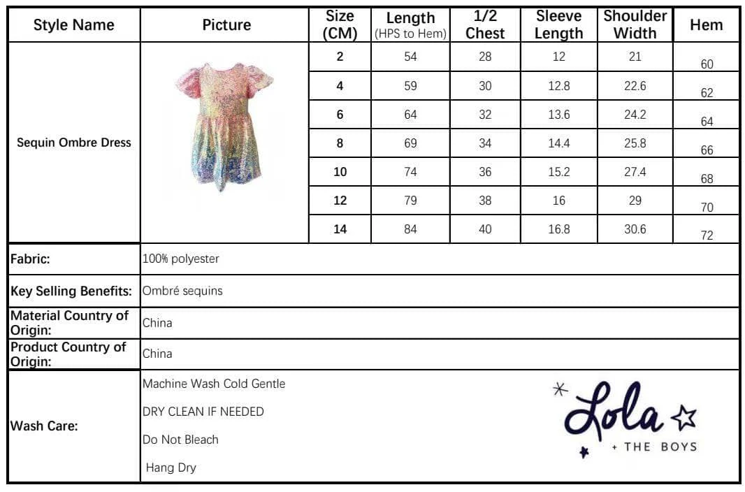 Sequin Ombre Dress Sequin Ombre Dress