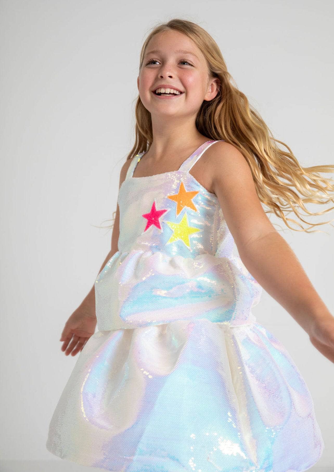 Tiered Stars Sequin Dress Tiered Stars Sequin Dress