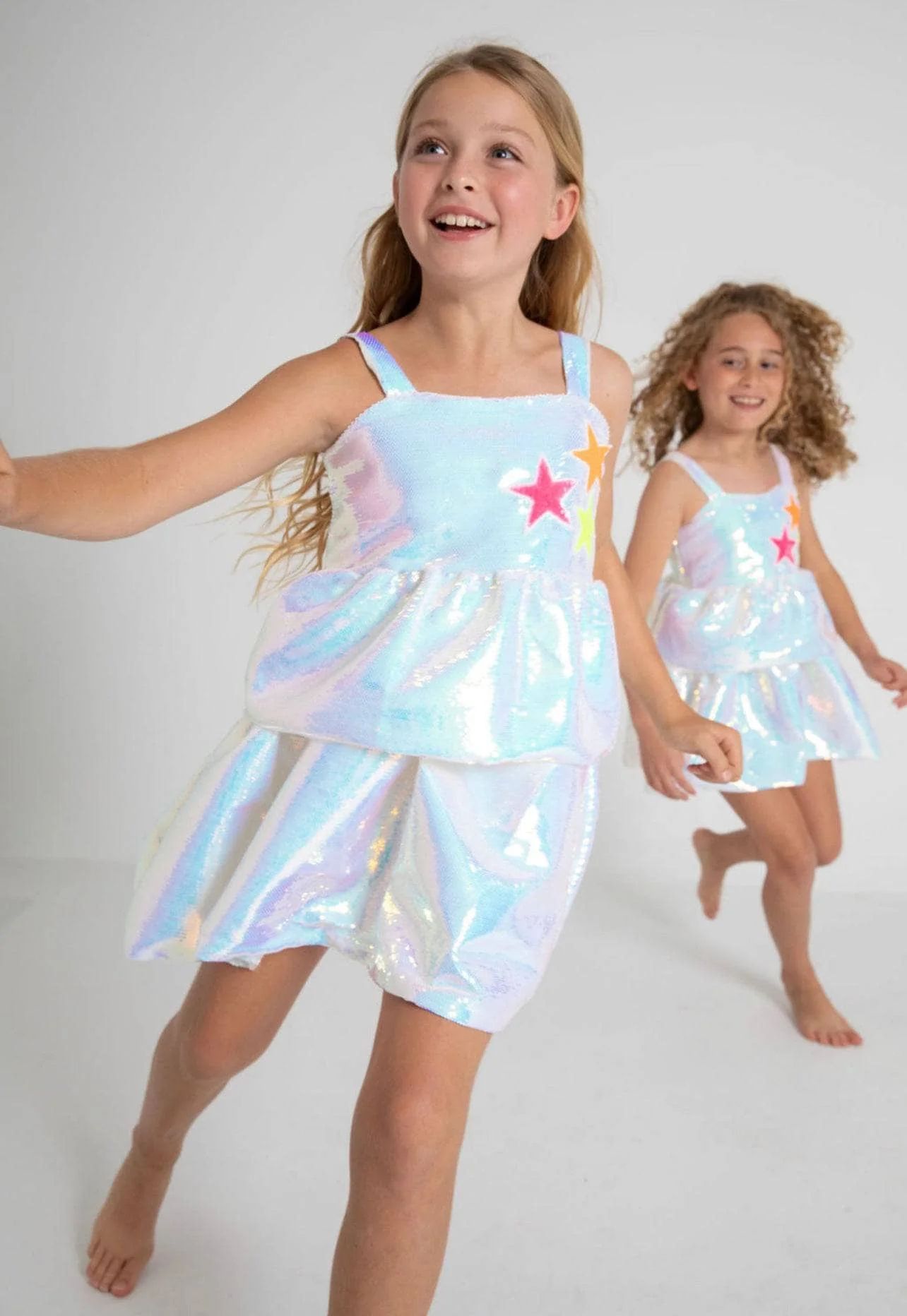 Tiered Stars Sequin Dress Tiered Stars Sequin Dress