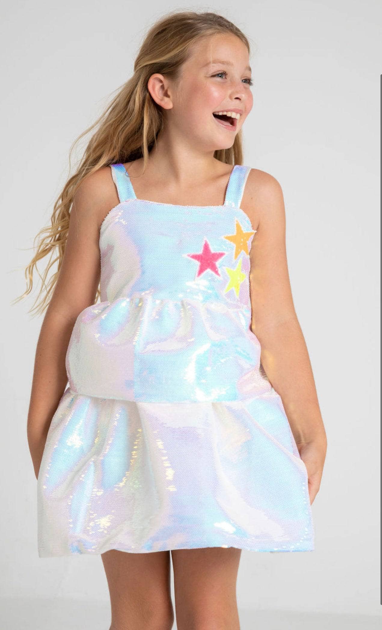 Tiered Stars Sequin Dress Tiered Stars Sequin Dress