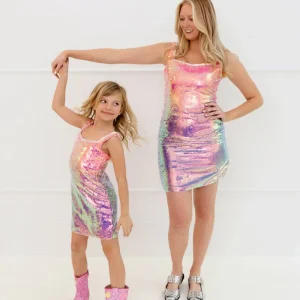 Sunset Ombre Shimmer Dress
