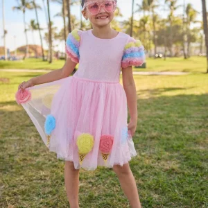 Ice Cream Shimmer Tulle Dress