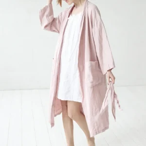 Linen Nightgown: Romantic White Linen Sleepwear