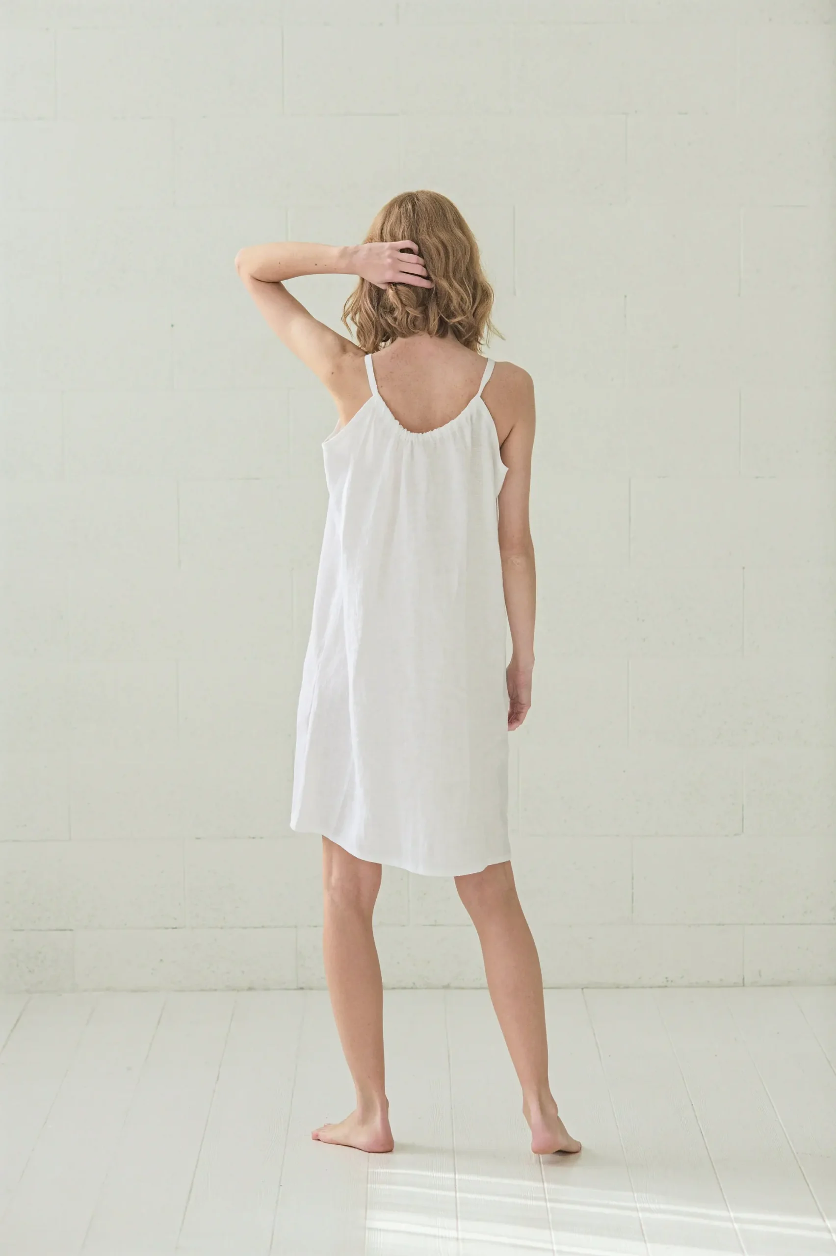 Linen Nightgown: Romantic White Linen Sleepwear Linen Nightgown: Romantic White Linen Sleepwear