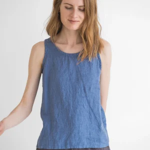 Classic Linen Tank Top: Sleeveless Summer Blouse
