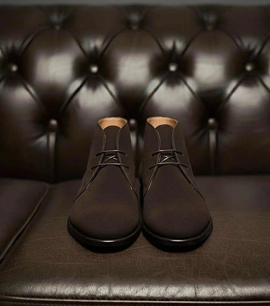 Brown Suede Leather Chukka Boots Goodyear Welted Boots Italian Leather Handmade Boots Unisex Boots Brown Suede Leather Chukka Boots Goodyear Welted Boots Italian Leather Handmade Boots Unisex Boots