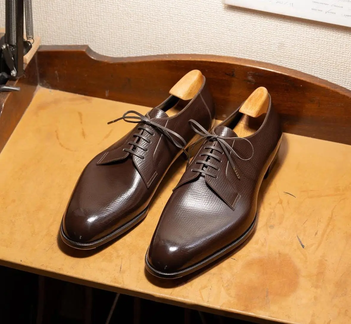 Men’s Brown Handmade Whole Cut Leather Derby Shoes Formal Shoes Good Year Welted Shoes Men’s Brown Handmade Whole Cut Leather Derby Shoes Formal Shoes Good Year Welted Shoes