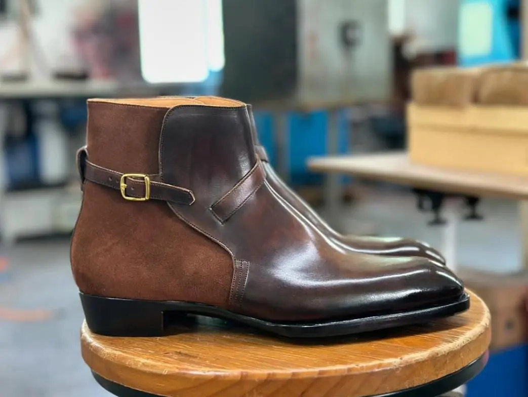 Brown Leather Jodhpur Boots Goodyear Welted Boots Italian Leather Handmade Boots Unisex Boots Brown Leather Jodhpur Boots Goodyear Welted Boots Italian Leather Handmade Boots Unisex Boots