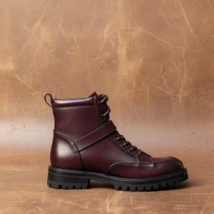 Burgundy Boots For Men Unisex Boots Handmade Vintage Boots Premium Leather Boots Oxford Boots